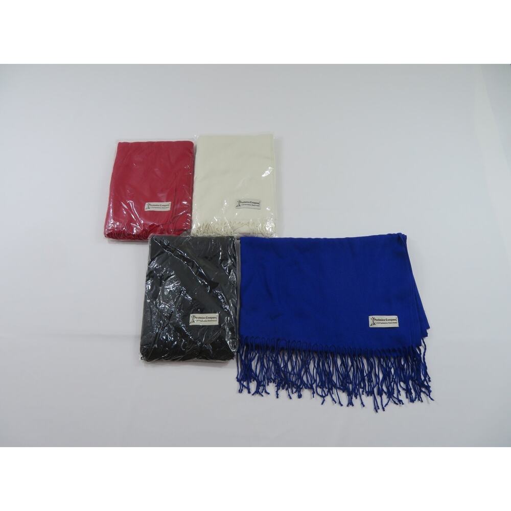 Pashmina Company Scarf Wrap Shawl, Lot of 4